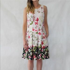 Jessica Howard sleeveless floral cocktail dress